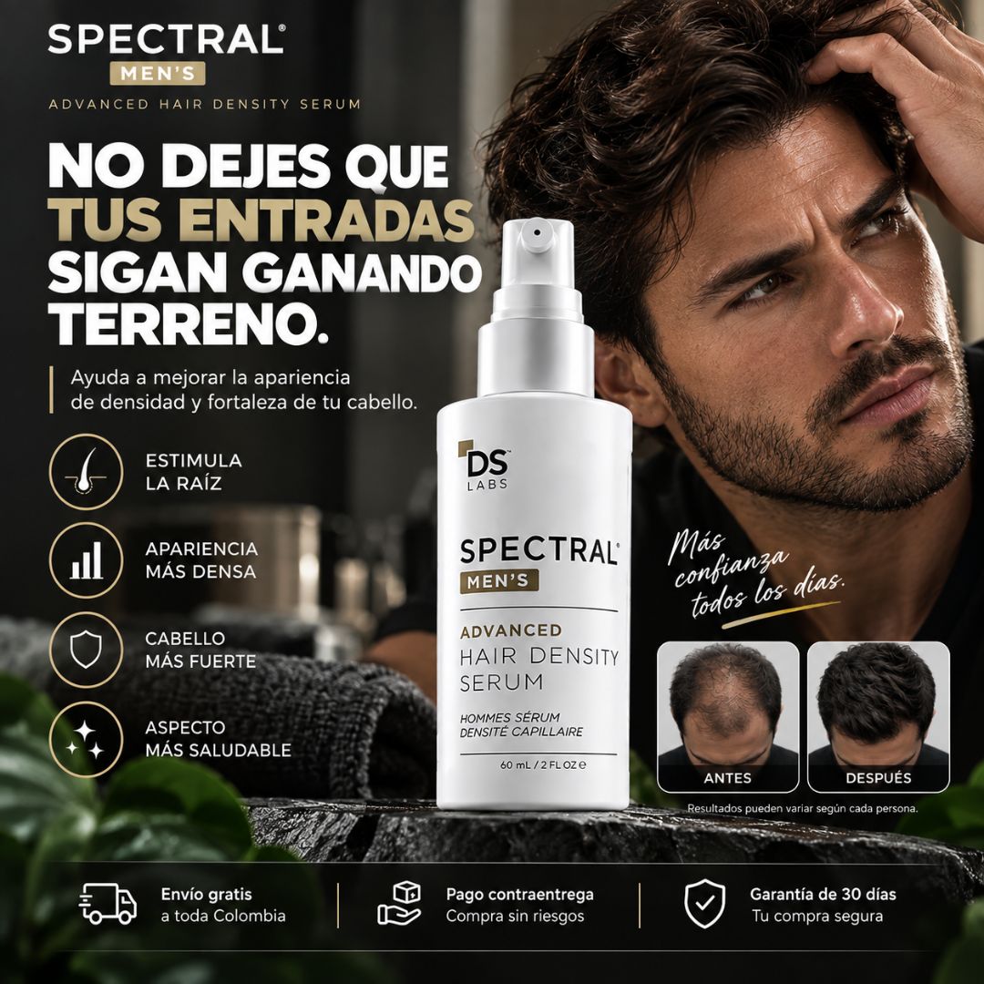 Recupera Tu Densidad Capilar Con Spectral Premium 🔥| Más 1 Activador Barba Gratis