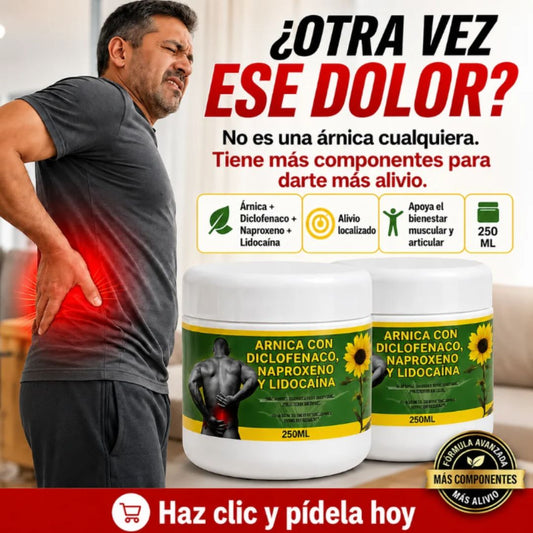 Crema Arnica 4 en 1 | Para Esos Dolores que No Te Dejan en Paz | Ultimas Unidades